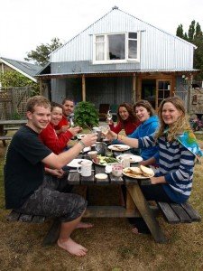 Breakfast infront of the Backpacker Breakfast infront of the Backpacker