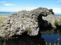 Overhang rock