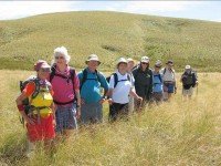 Us on way back down. Ria, Hazel, Doug, Tash, Emma, Bruce, Marjorie, Ken, Ian