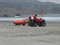Warrington Surf Club setting up for the day.