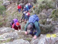 Sheer climb. Lex, Ria, Glenice, Who? Arthur, Who? George