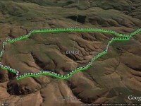 Hindon pipeline to left of highway 87