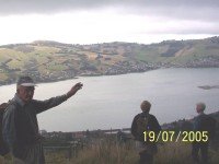 Harbour view. "Hi Shirley". Bob, Pat, Who?