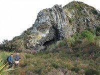 "Elephant" Pyramid. Note the elephant: ears, eyes, trunk, shoulders, curled trunk. (Bill pic and caption)