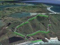 GPS of route, courtesy Ken.