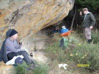 Lunch at Chalkies Ledge (Ken pic and caption)