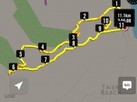 GPS of route