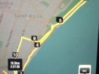 GPS of route