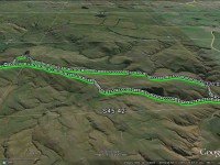 Deepstream pipeline - South. GPS of route, courtesy Ken.