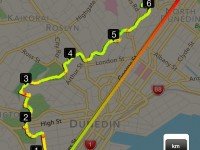 GPS of route