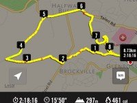 GPS of route