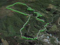 Nicols Creek Swampy Ridge track Pineapple track