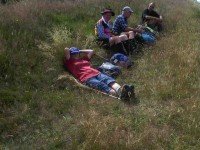 Lunch in the sun. (Helen pic)