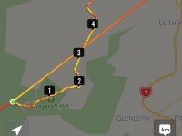 GPS of route