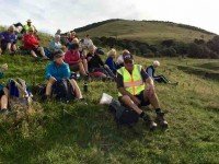 The 27 of us at morning tea