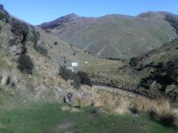 Farm building and long drop. (Helen pic and caption.)