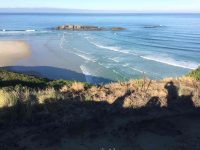 White Island, from gun emplacements.