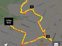 Street walk route map.
