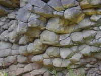 Basalt columns in cave. (Bruce pic and caption.)